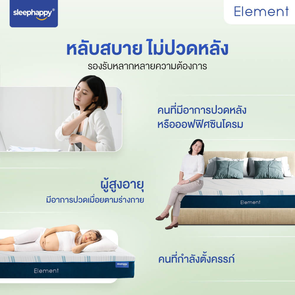 ที่นอน 6 ฟุต SLEEPHAPPY ELEMENT_5